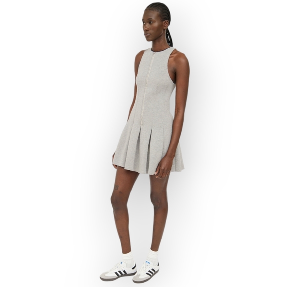 T Alexander Wang Grey Neoprene Dress Size X-small - Picture 4 of 15